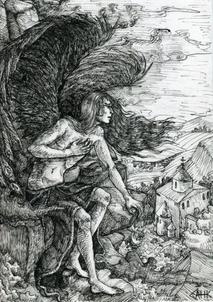 Демон Лермонтов иллюстрации к поэме