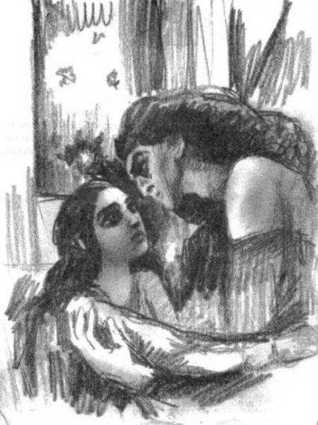 Иллюстрации к демону Лермонтова