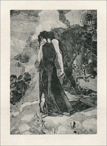 Михаил Врубель демон летящий