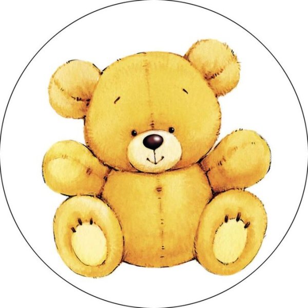 Нарисовать плюшевого медведя