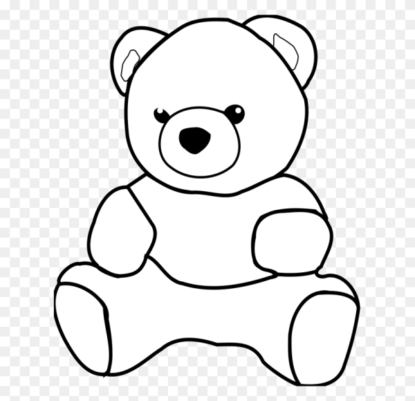 Раскраска игрушка Медвежонок