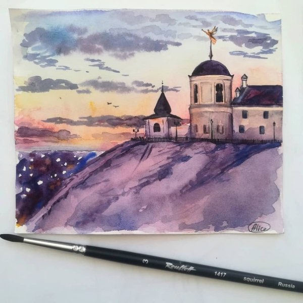 Тобольский Кремль картина