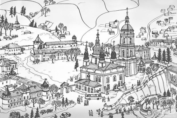 Тобольский Кремль Графика