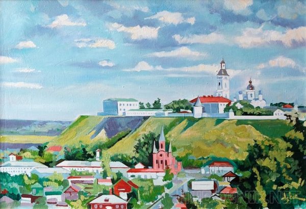 Тобольский Кремль картина