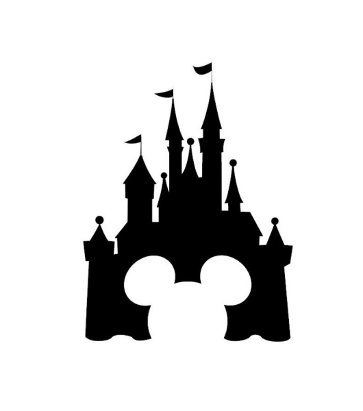 Силуэт замка Уолт Дисней