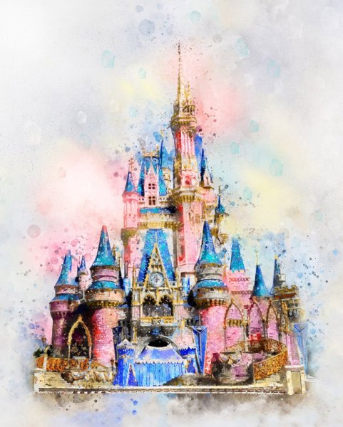 Замок принцесс Диснея