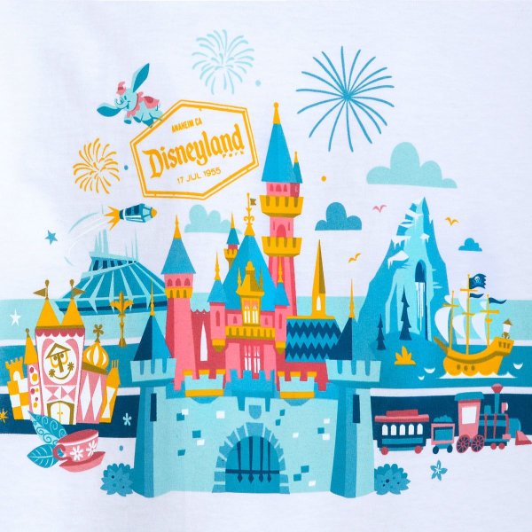 Рисунок Диснейленда детский