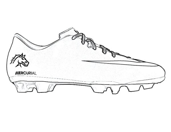 Бутсы найк нарисовать