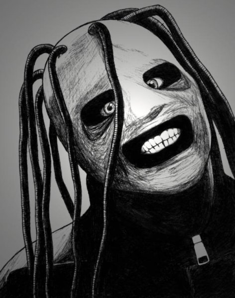 Слипкнот Мик Томпсон карандашом