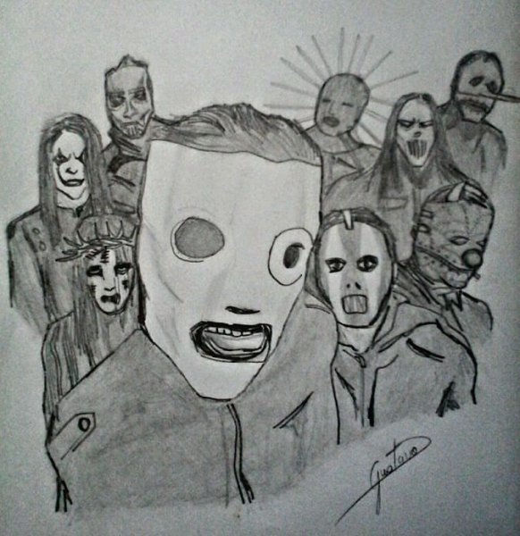 Слипнот Джои и кори арт