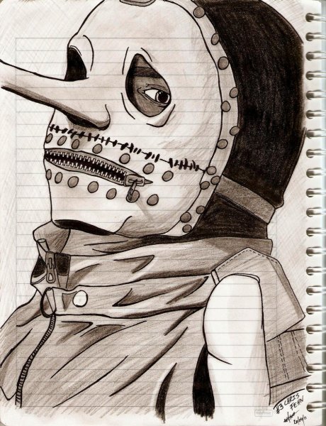 Маски слипкнот рисунки