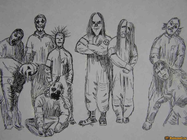 Тату Slipknot эскизы