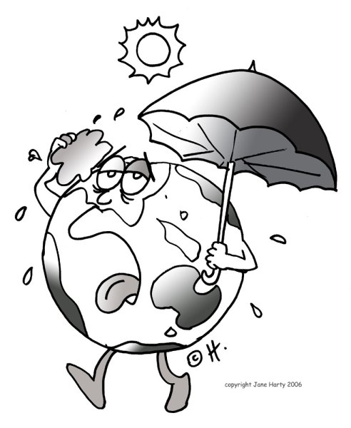 Плакат на тему глобальное потепление