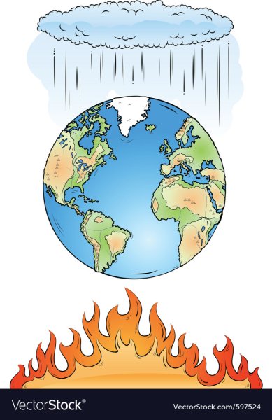 Глобальное потепление рисунок