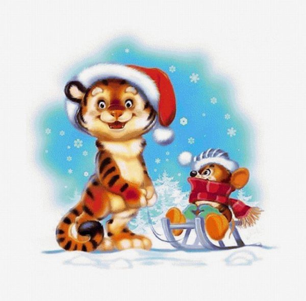 Новогодний Тигренок