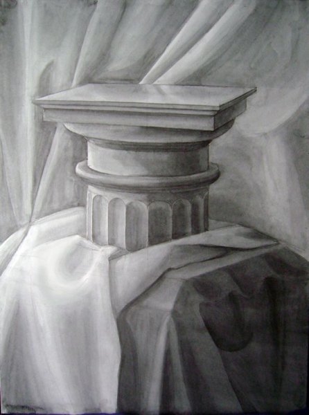 Дорическая Капитель гипс