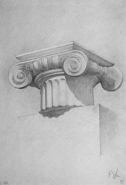 Ионическая Капитель рисунок