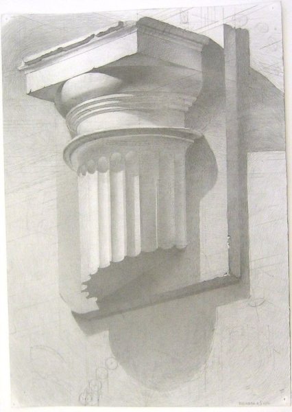 Гипсовая Капитель ионическая