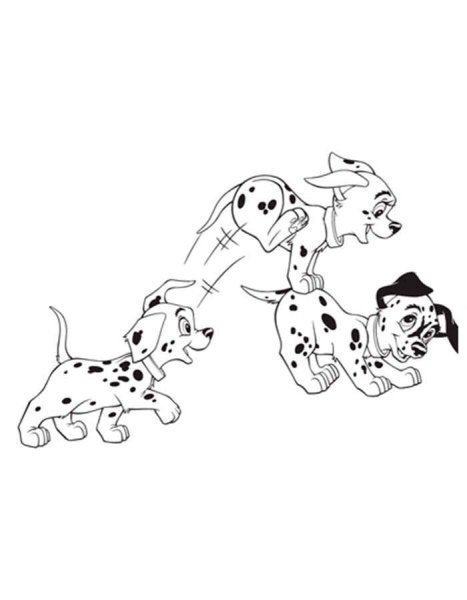 101 Далматинец раскраска