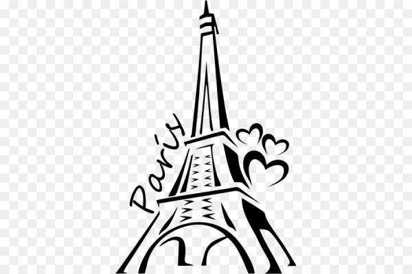 Париж Эйфелева башня вектор