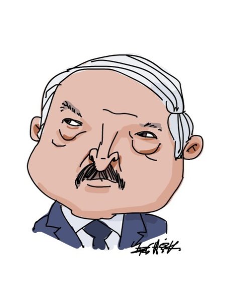 Шаржи на батьку Лукашенко