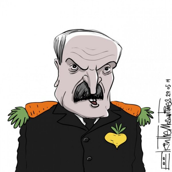 Шаржи на батьку Лукашенко