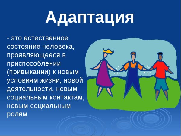 Адаптация презентация