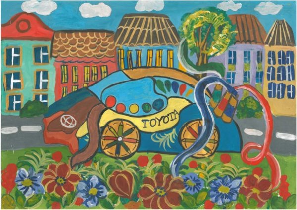 Машина моей мечты рисунок детский