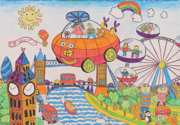 Автомобиль мечты рисунок