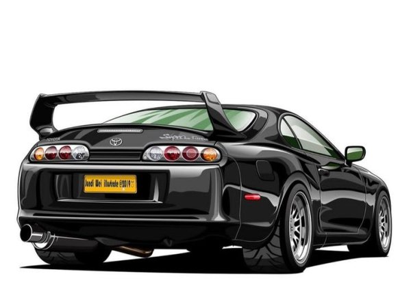 Supra mk4 рисунок