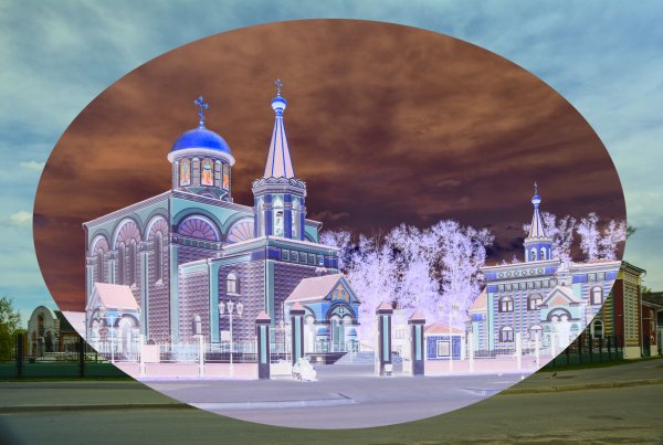 Преображенский собор Абакан рисунок