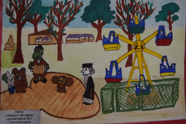 Рисование любимого города Новочебоксарск