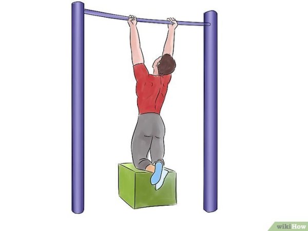 Подтягивание на перекладине дети