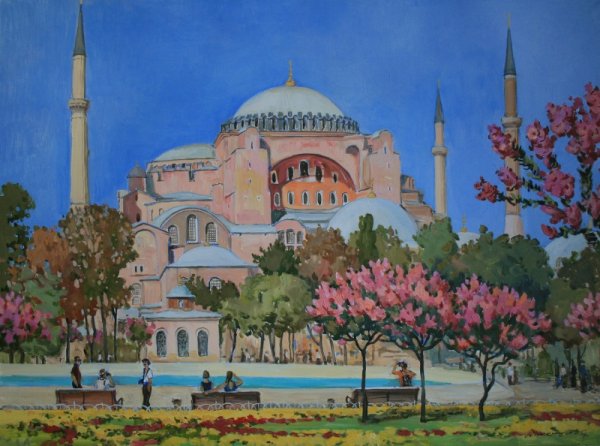 Стамбул Айя София картина
