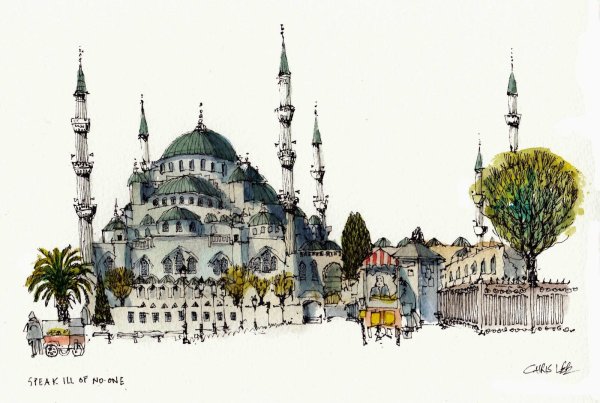 Стамбул иллюстрация