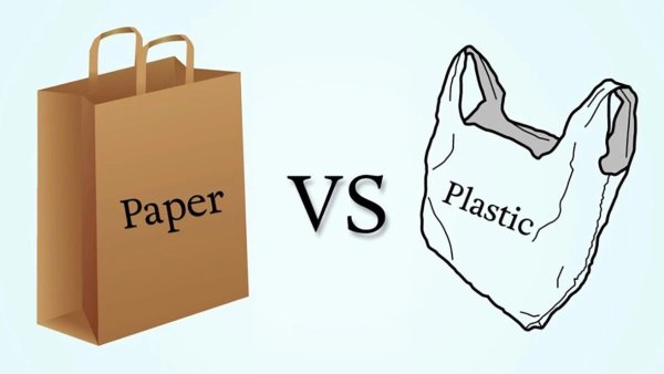 Бумажный или полиэтиленовый пакет