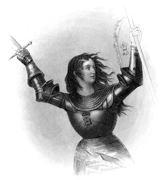 Жанна д АРК гравюра