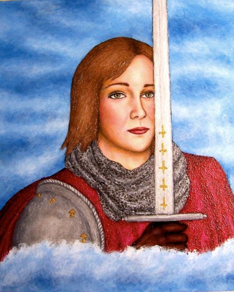 Жанна дарк рисунок