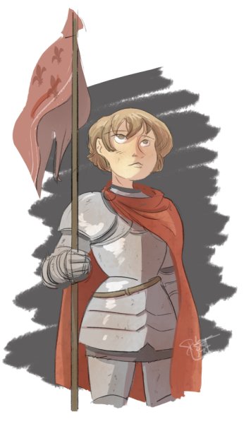 Казнь Жанны д'АРК рисунок