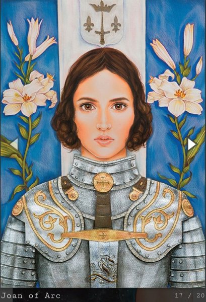 Жанна д'АРК раскраска