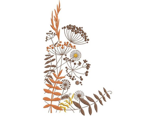 Осенняя трава рисунок