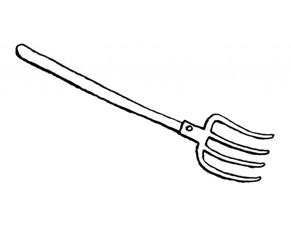 Раскраска вилы