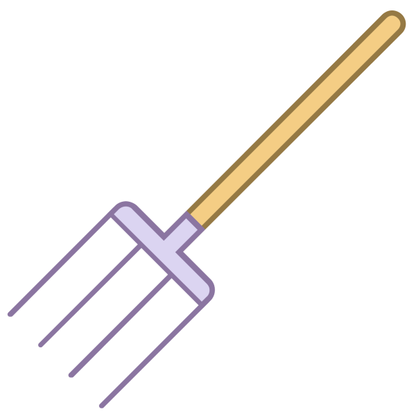 Значок вилы