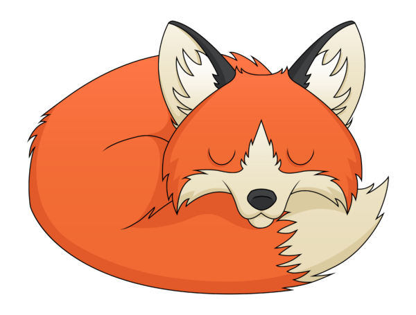 Лисичка спит