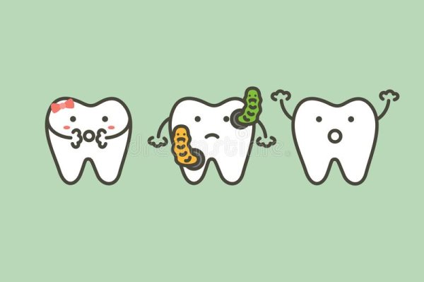 Кариес мультяшный