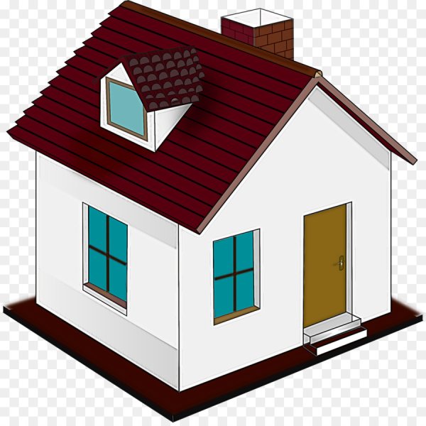 Домик на прозрачном фоне