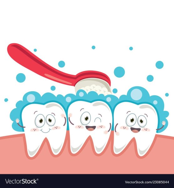 Здоровый и больной зуб