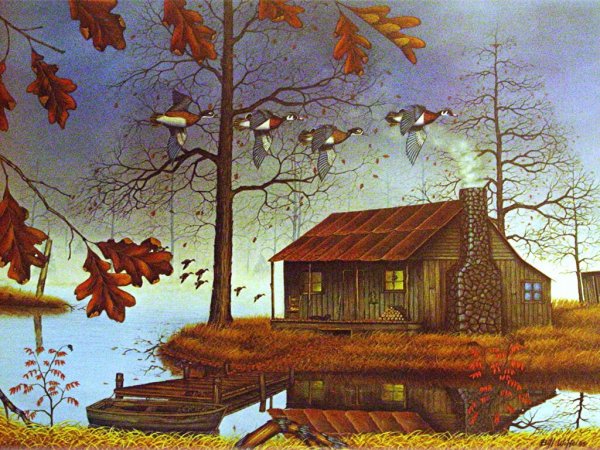 Осень Сказочная деревня