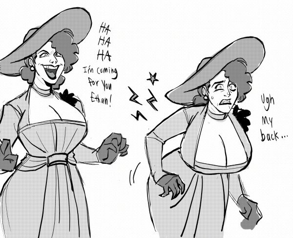 Леди Димитреску Resident Evil комиксы