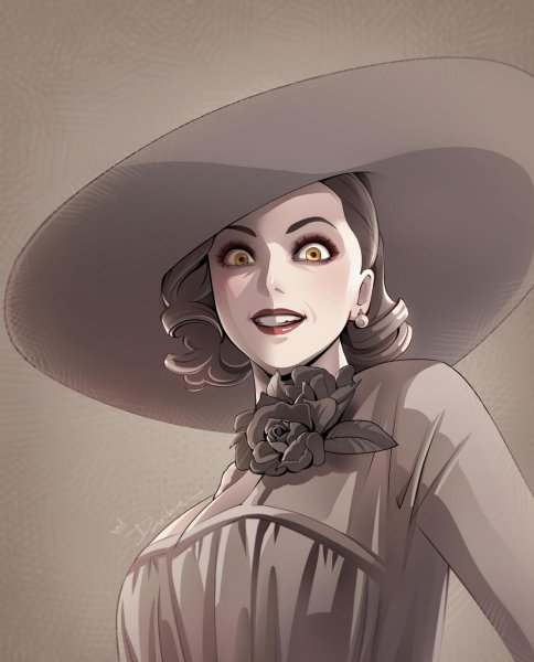 Леди Димитреску арт